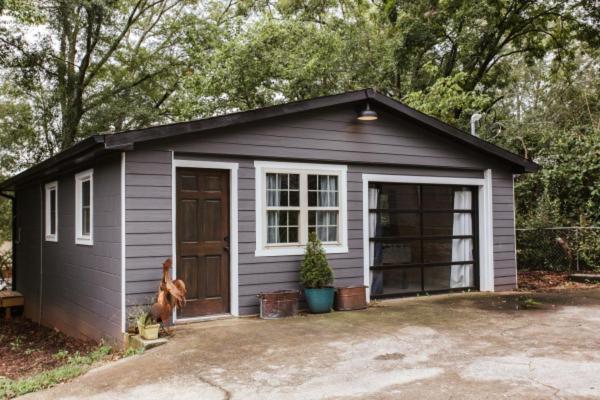 Greenway Garage With Firepit Atenas Exterior foto